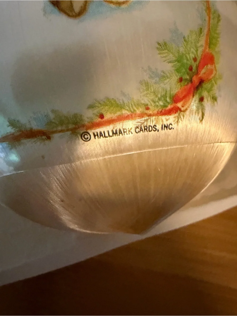 Baby's First Christmas 1978 Ornament. Hallmark Satin Bulb Holiday Ball. Vintage